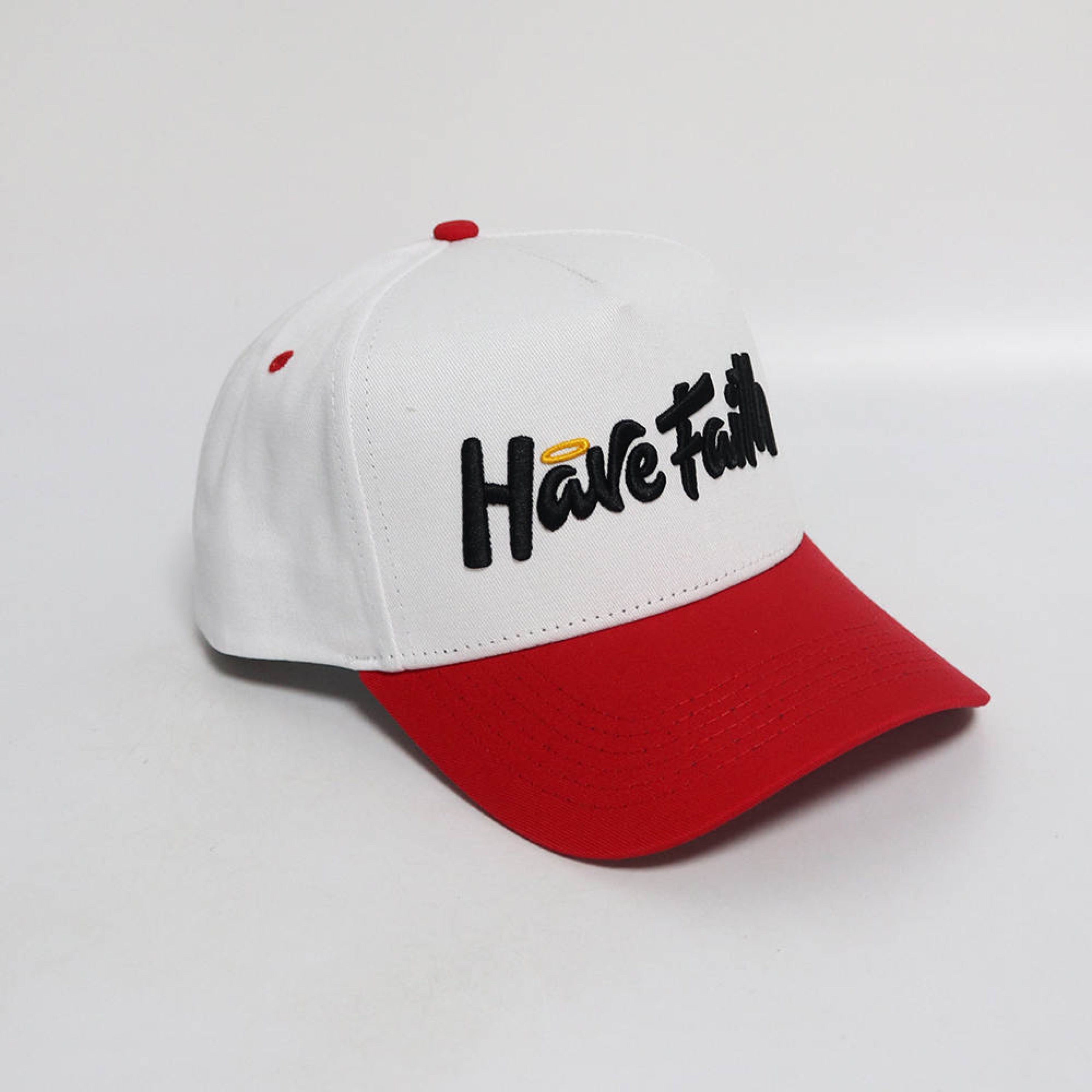 HAVE FAITH HAT-RED